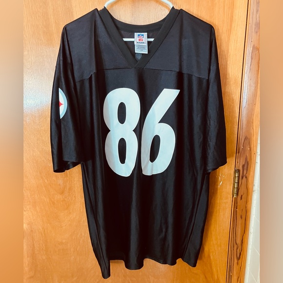 NFL Player Pittsburgh Steelers Hines Ward #86 Men’s L Black Jersey - Picture 1 of 8